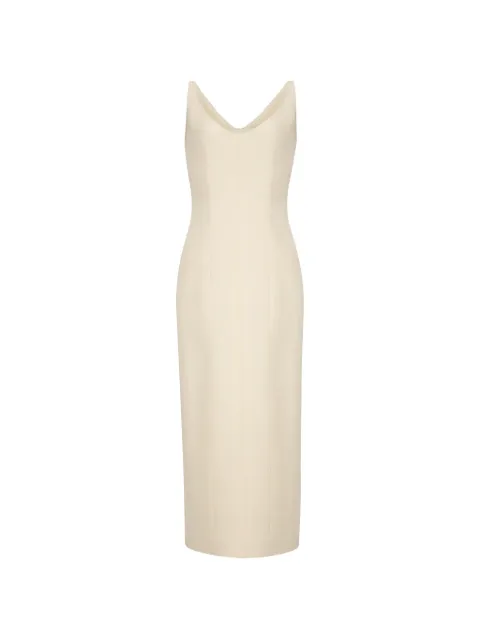 Adam Lippes Willa V-neck dress Neutrals S26708SW