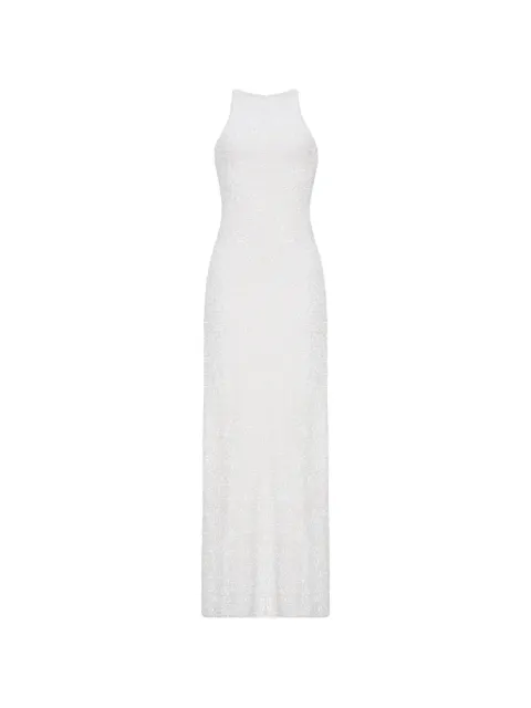 Adam Lippes Taylor sequin-embellished maxi dress White S26633SQ
