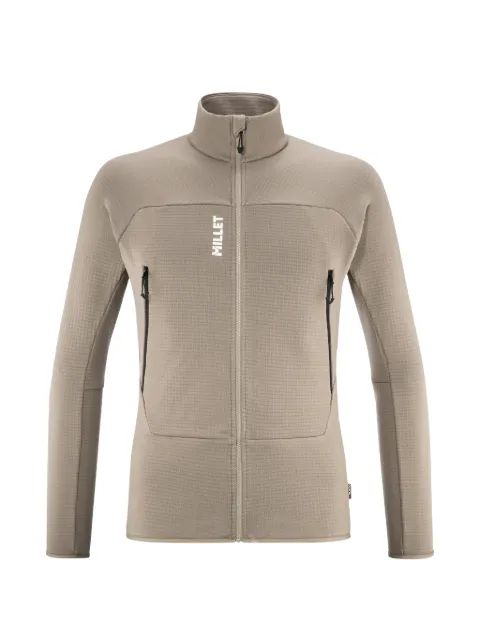 Pascal Millet logo-print track jacket Neutrals MIV9465