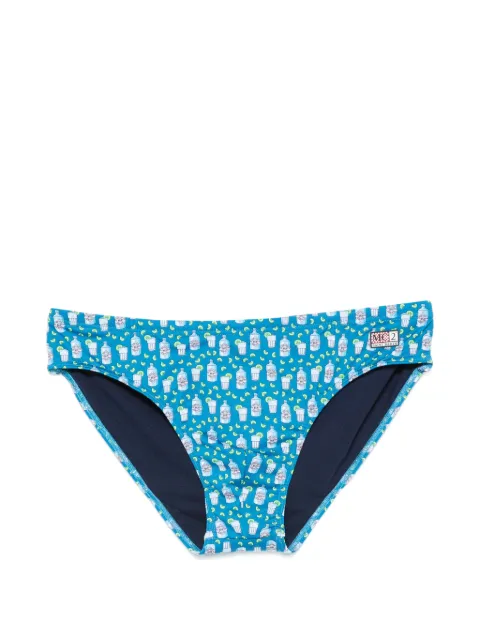 MC2 Saint Barth Cayo gin-print swimming trunks Blue CAYO001