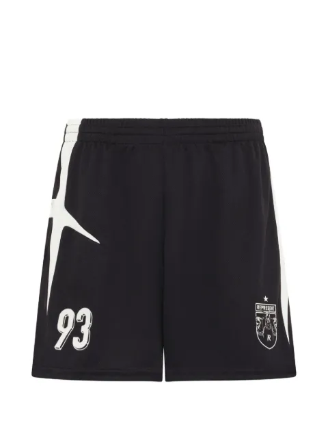 Represent Star Football panelled shorts Black MLM10132601