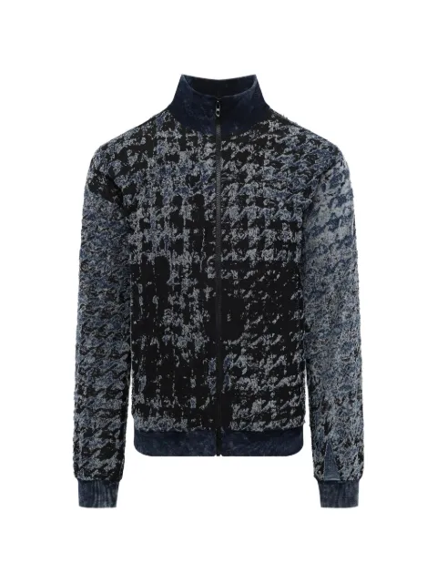 Diesel S-CORR patterned track jacket Black A210860PGBE