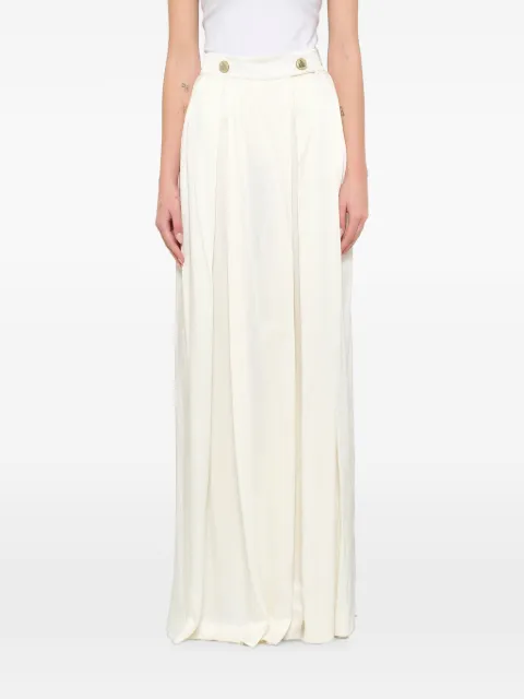 Lanvin button-detail pleated trousers Neutrals RWTR50132767