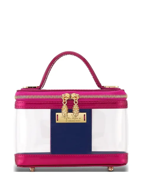 Tyler Ellis Ava Miami patent-leather mini bag Pink T54PPV
