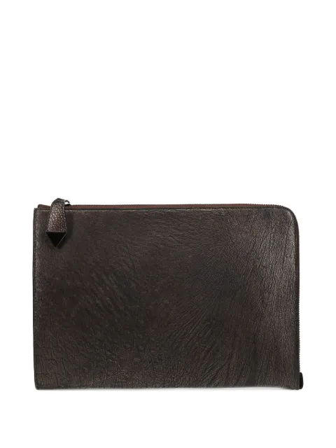 Tyler Ellis Ben semi-structured attaché clutch bag Brown T265OS