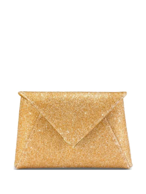 Tyler Ellis small Lee Pouchet crystal-embellished clutch bag Gold T250SW