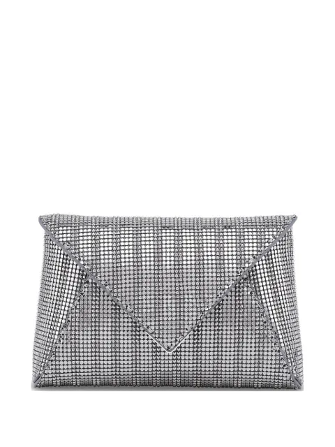 Tyler Ellis small Lee Pouchet chainmail clutch bag Silver T250CHM