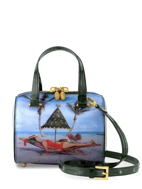 Tyler Ellis x Slim Aarons small Marilyn printed tote bag Green T14PPV