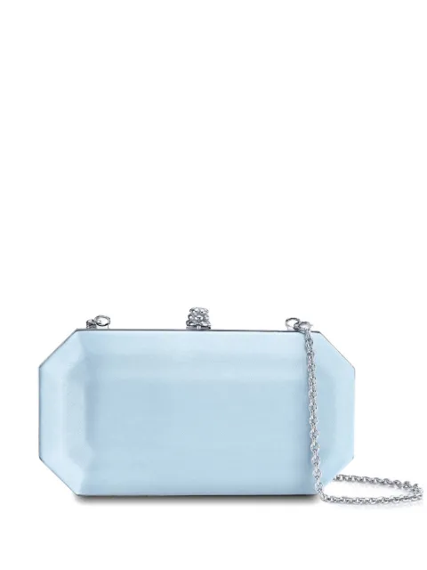 Tyler Ellis small Perry Pinecone-closure clutch bag Blue T64SA