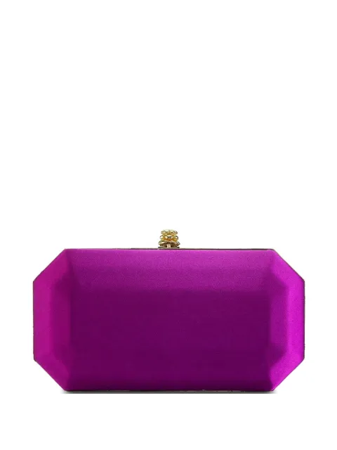 Tyler Ellis small Perry satin clutch bag Pink T64SA