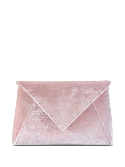 Tyler Ellis small Lee 'Pouchet' crushed-texture clutch bag Pink T250CV682O