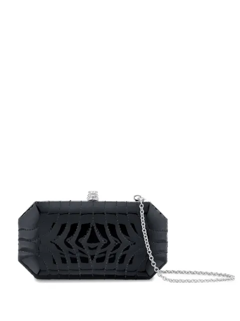 Tyler Ellis small Perry quilted-design clutch bag Black T64QPL001P