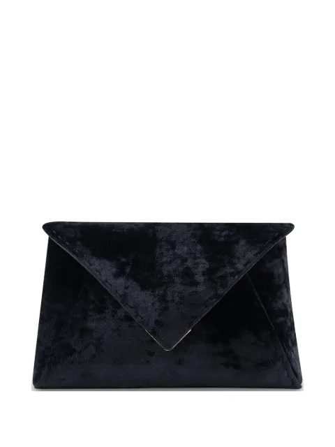 Tyler Ellis small Lee 'Pouchet' crushed texture clutch bag Black T250CV011O