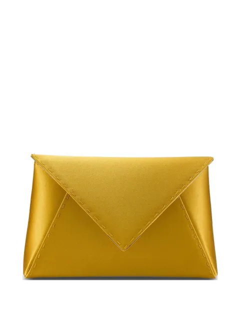 Tyler Ellis small Lee 'Pouchet' satin clutch bag Yellow T250SA701O