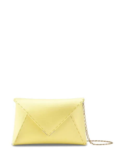 Tyler Ellis Lee Pouchet satin clutch bag Yellow T250SA740O