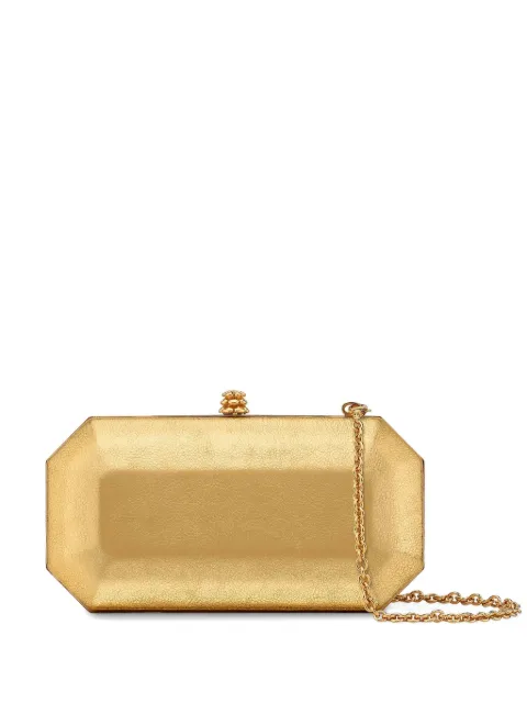 Tyler Ellis small Perry leather clutch bag Gold T64TL717O