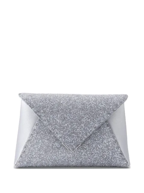 Tyler Ellis small Lee Pouchet crystal-embellished clutch bag Silver T250SWS046P