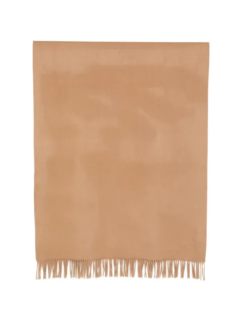 Max Mara cashmere stole with logo - camel Brown 2624546331600