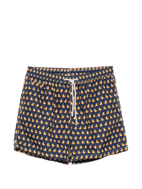 MC2 Saint Barth Lighting Micro Fantasy duck-print swim shorts Blue LIG0003
