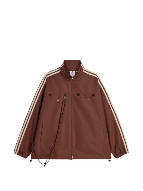 Song For The Mute x Adidas Originals 007 three-stripe track jacket Brown KS1339