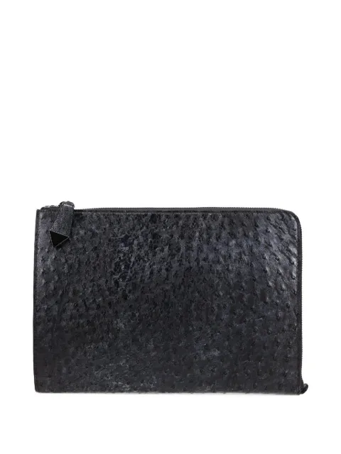 Tyler Ellis Ben leather clutch bag Black T265OS016P