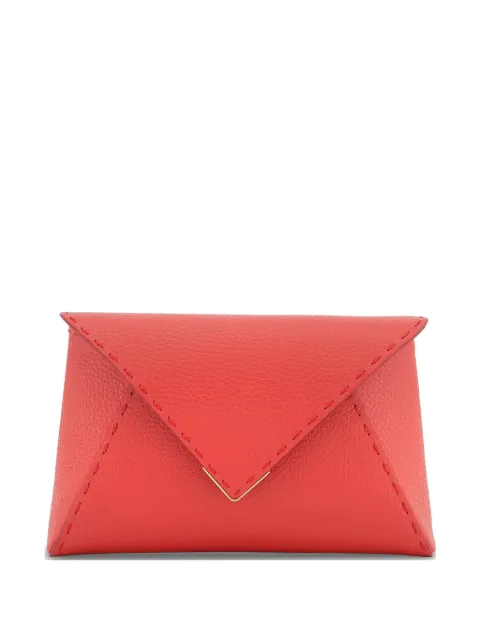 Tyler Ellis small Lee Pouchet leather clutch bag Red T250PL822O