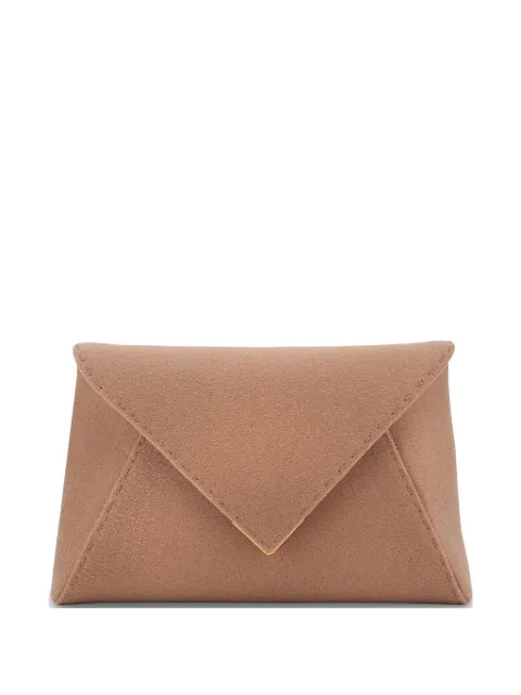 Tyler Ellis large Lee Pouchet hand-stitched clutch bag Neutrals T251CM