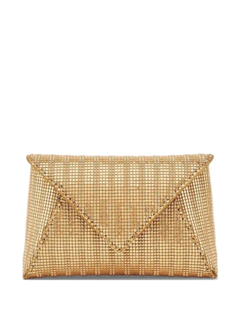 Tyler Ellis small Lee 'Pouchet' chainmail clutch bag Gold T250CHM710O