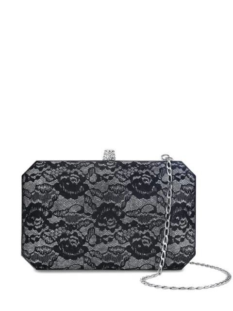 Tyler Ellis medium Perry lace-detail clutch bag Black T65SS906P