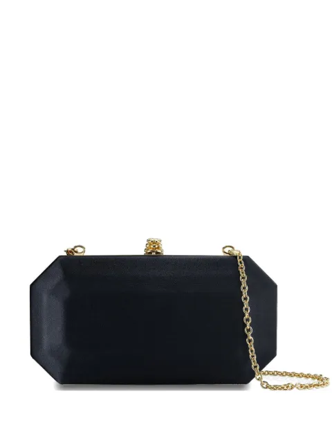 Tyler Ellis Perry satin clutch bag Black T64SA011O
