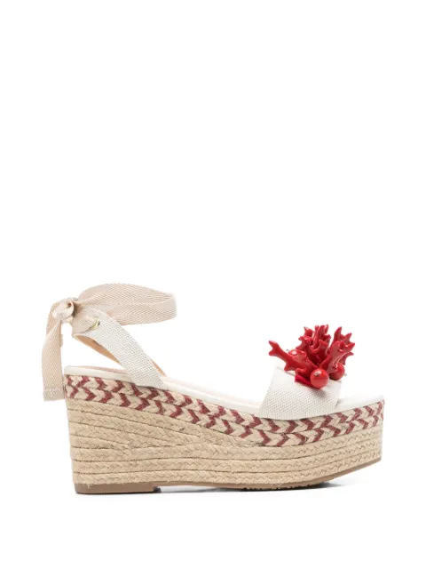 LIU JO Bali 02 coral-detail espadrille sandals Neutrals SA6085T6948