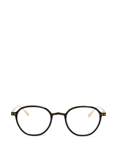 Linda Farrow Devon Optical round-frame glasses Black LFL1720