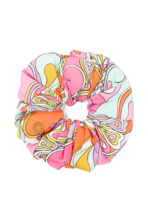 PUCCI Marmo-print scrunchie Pink 6HGL356H835