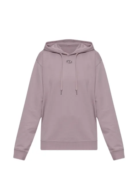 Diesel hoodie in cotton with Oval D logo Purple A217250GSBP
