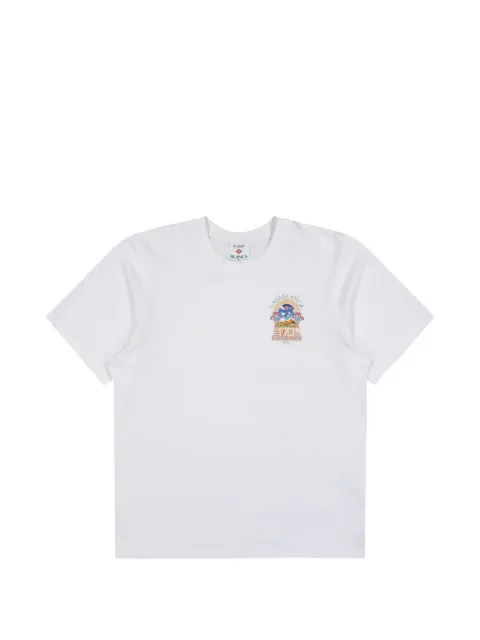Casablanca graphic-print T-shirt White MPF26JTS00108