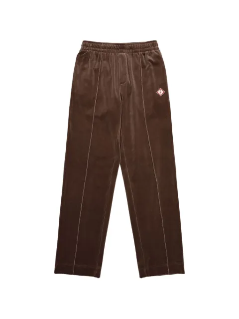 Casablanca Velour track pants Brown MPF26JTR30001