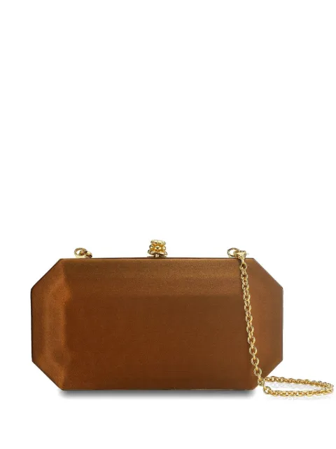 Tyler Ellis Perry Pinecone clutch bag Brown T64SA203O