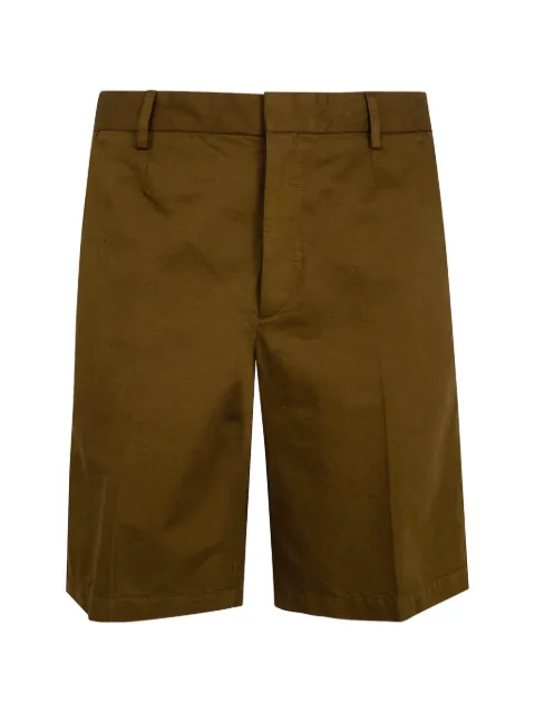 Zegna flat-front shorts Brown UHI37A3TB17