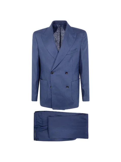 michael coal Austin Owen double-breasted suit Blue AUSTINOWEN