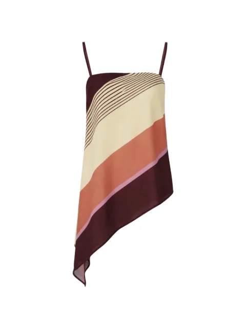 Baobab asymmetrical-hem top Red 6991663