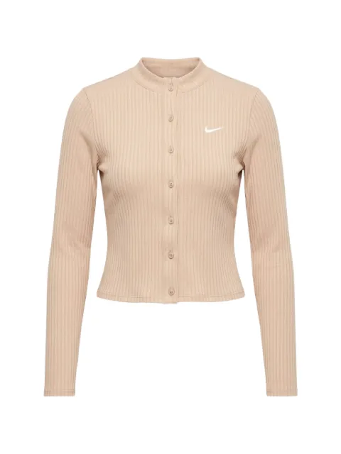 Nike Chill ribbed-knit cardigan Neutrals IF0234