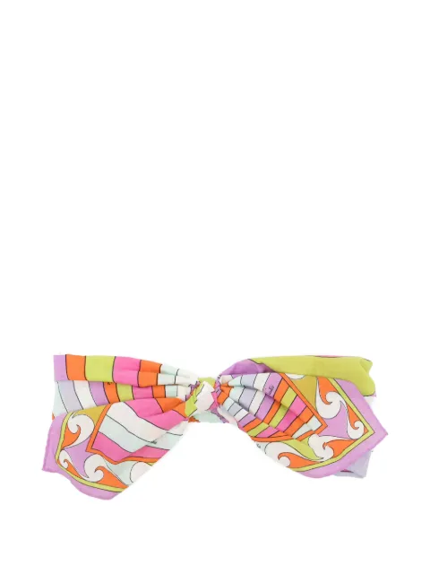 PUCCI Iride-print knotted headband Pink 6HGF256H003