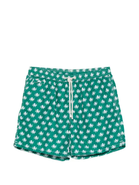 MC2 Saint Barth Lighting Micro Fantasy octopus-print swim shorts Green LIG0003
