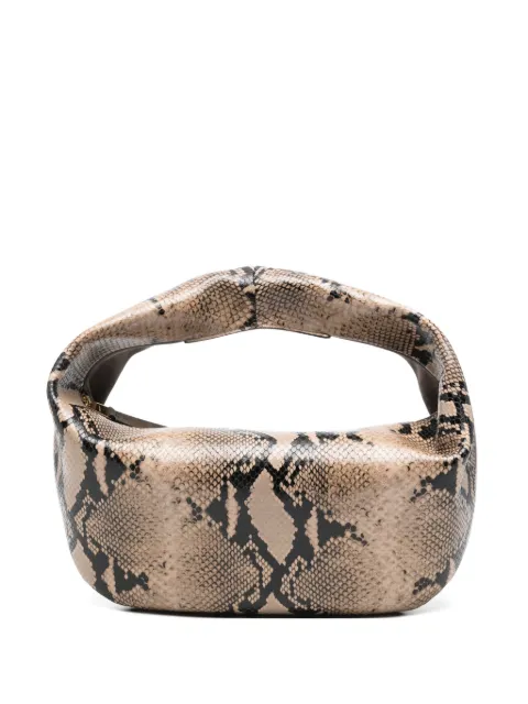 KHAITE medium Olivia snake-effect tote bag Neutrals H60151057