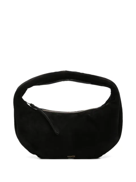 KHAITE mini Olivia suede tote bag Black H4023726