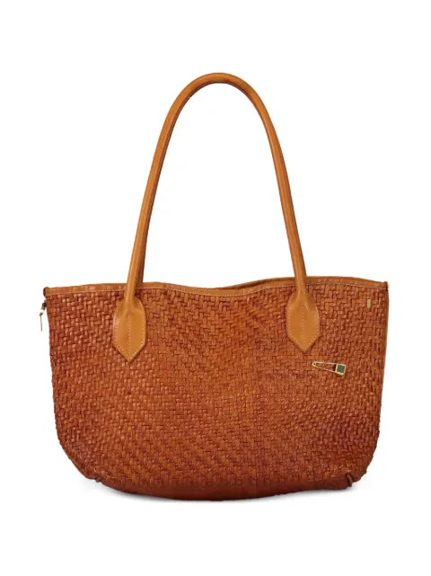 Nick Fouquet Sable woven-leather tote bag Brown A2604