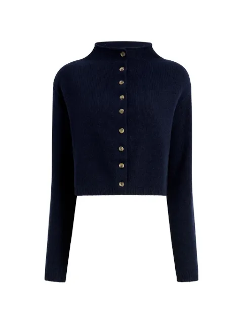 KHAITE Annora cardigan in midnight navy Blue 18311534358