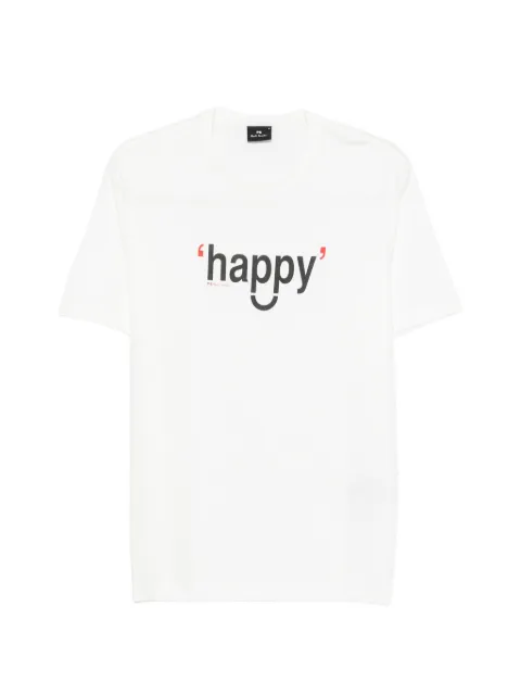 PS Paul Smith Happy short-sleeve T-shirt White M2R220XWP6022