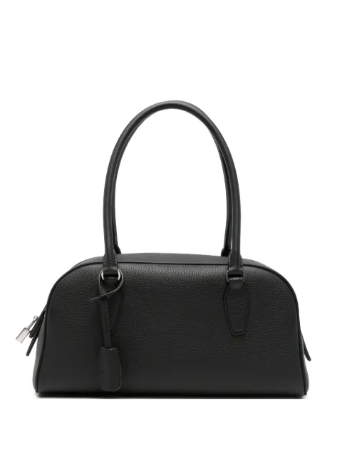 The Row small India grained-leather tote bag Black W2120L129