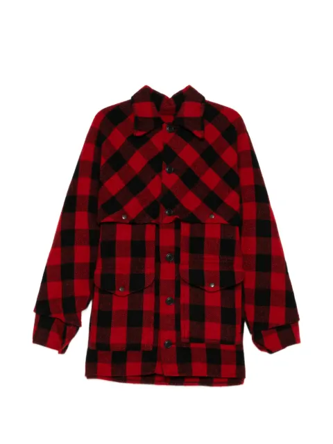 Junya Watanabe MAN X FIlson Garment checked wool jacket Red WPJ010051